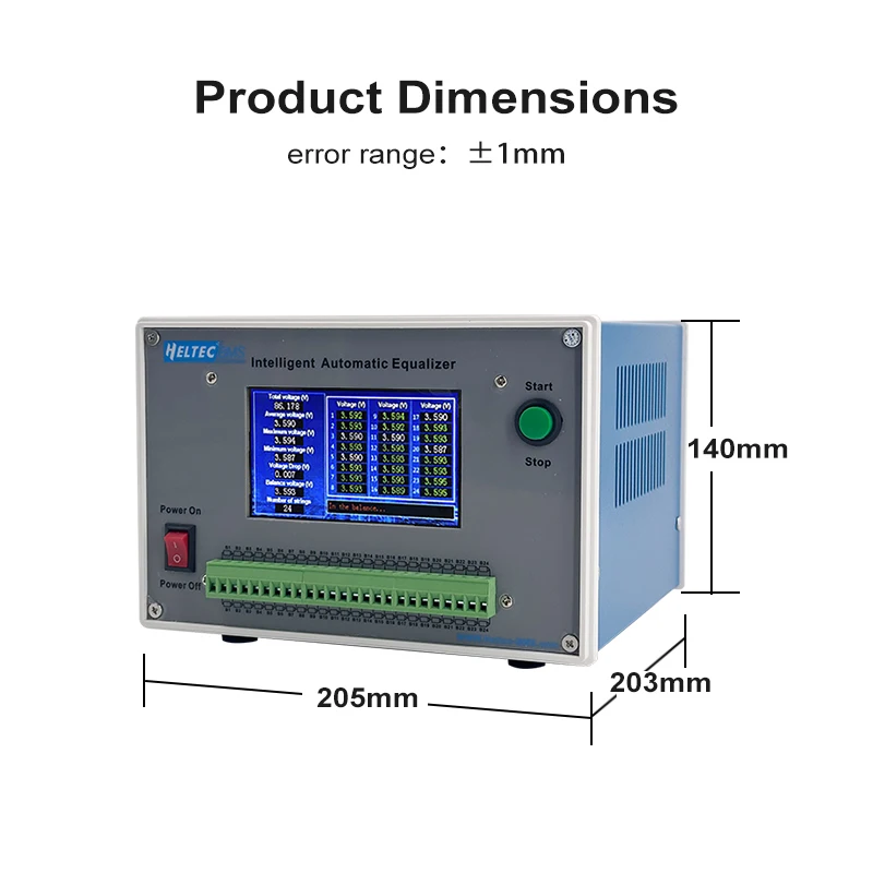 2‑24S 2‑32S Lithium Battery Equalizer 3‑4A 7A 25A Intelligent Automatic Balancer for NCM LFP LTO Battery Pack Repair Maintenance Tool