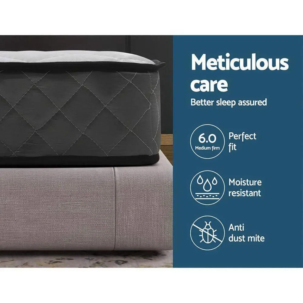 16cm Tight Top King Single Mattress Supportive Comfort Bed for Home Use