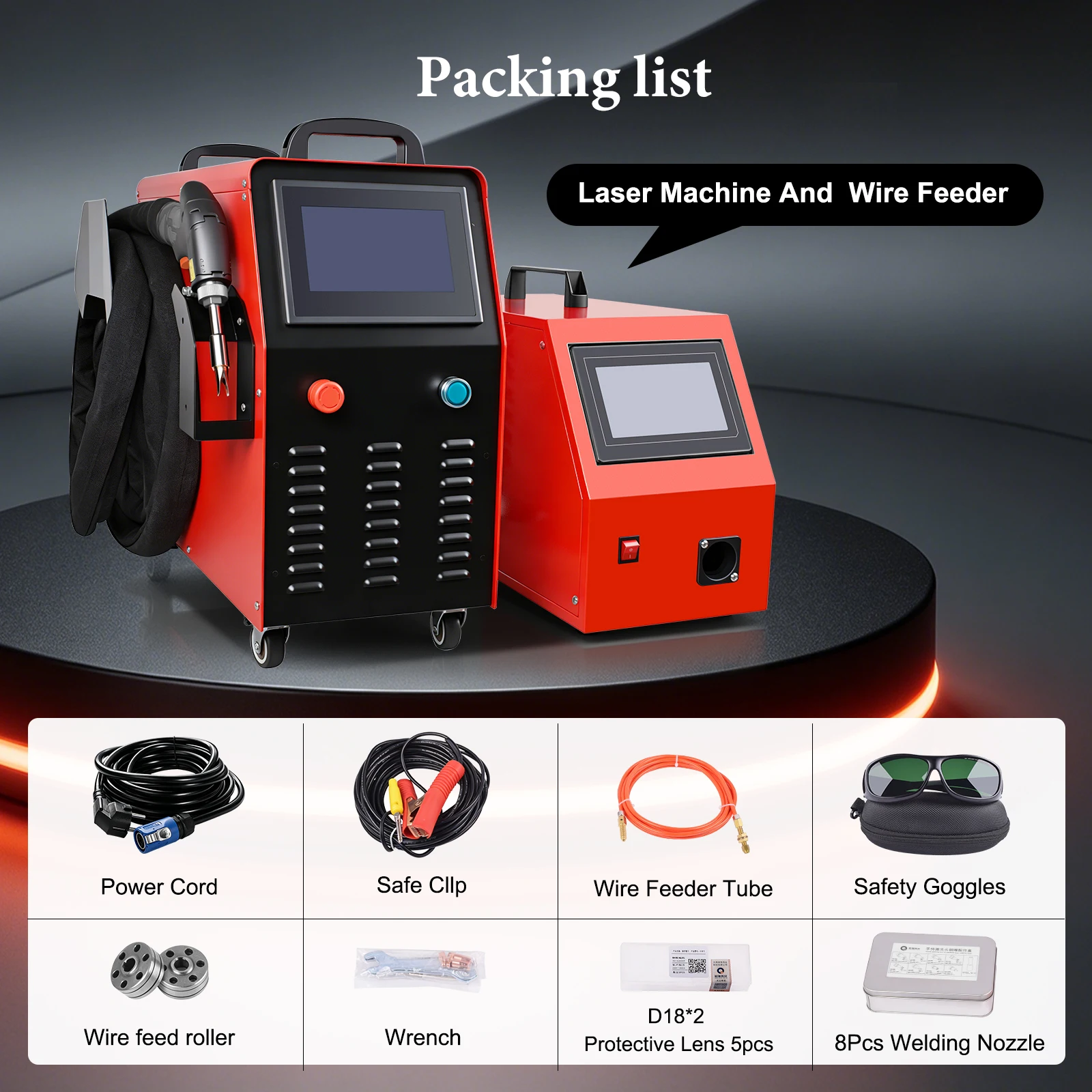 4-in-1 Air-Cooled Laser Welder 1200W/800W SUP31F Head Welding and Cleaning Machine for Metals. Supports Multiple Languages