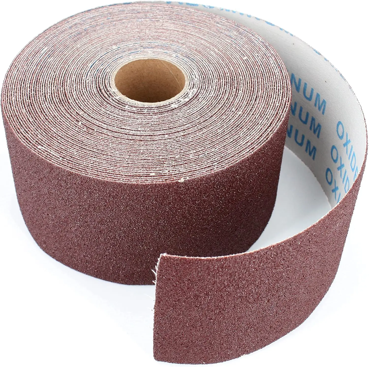 9.5Cm/3.9Inch Wide, 60-600 Grit Aluminum Oxide Sandpaper Rolls Are Suitable for Metal Grinding,Wood Polishing, Furniture Edging
