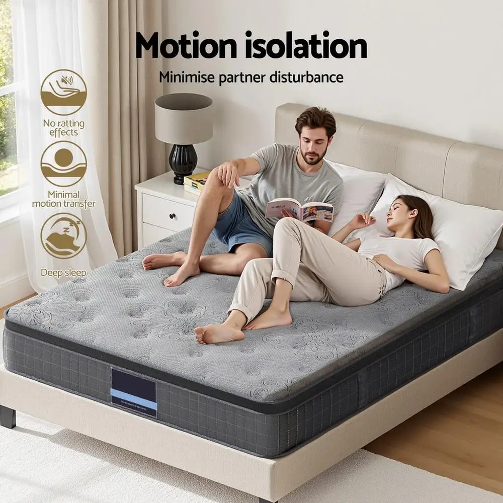 26cm Giselle Double Mattress Latex Foam Comfortable Support Breathable Soft Sleep Bed Mattress Home Use