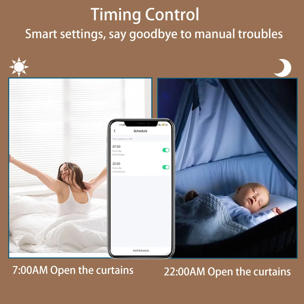AC100-240v Tuya Wifi Roller Blind Motors Motorized Roller Shades Motor For 37mm 38mm Tube Smart Life App With Alexa Google Home Voice Control
