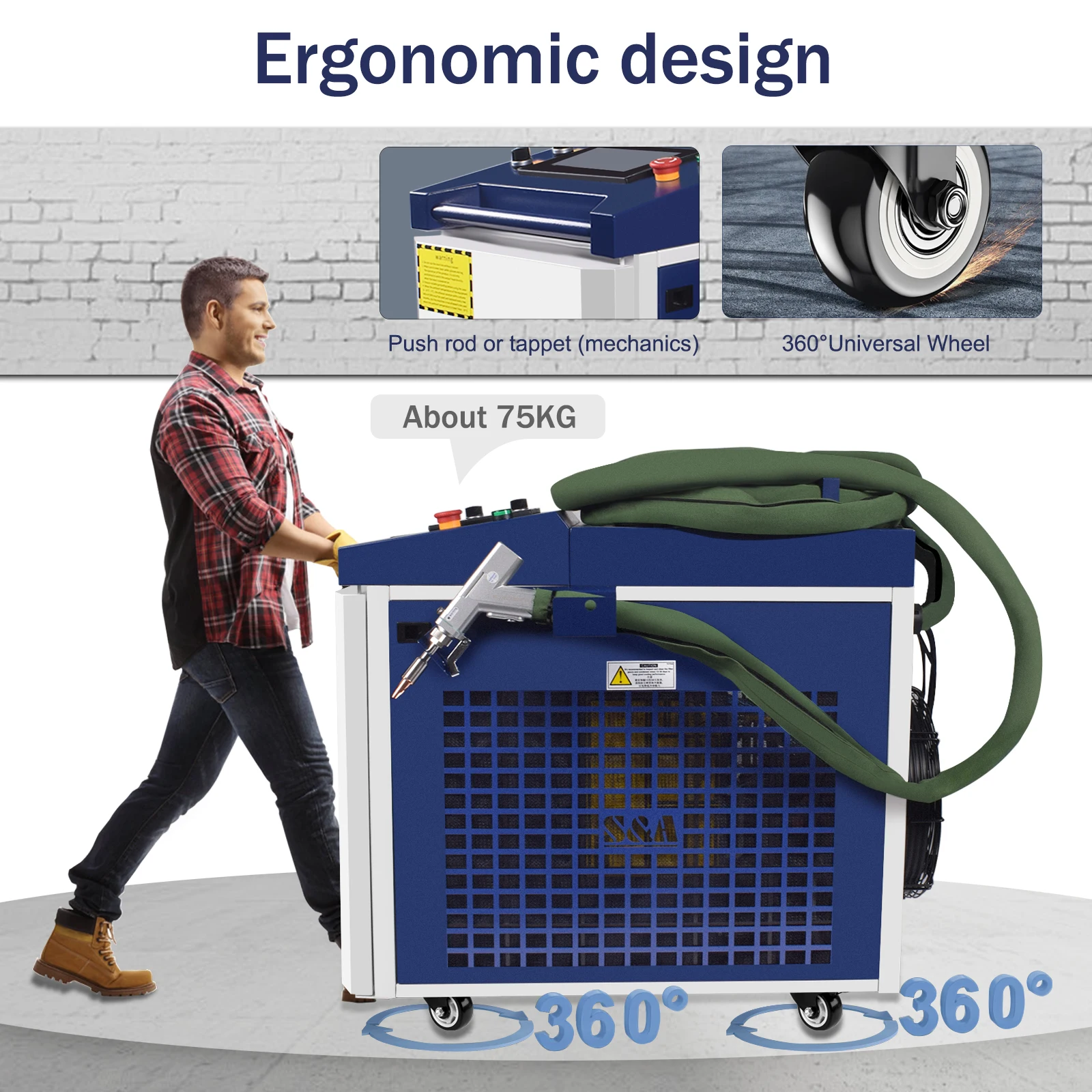 CNCZONE New 4-in-1 Laser Welder 3000W 380V Cutting Cleaning Weld Seam Clean Welding Machine EU Stock Handheld Laser Welding Gun
