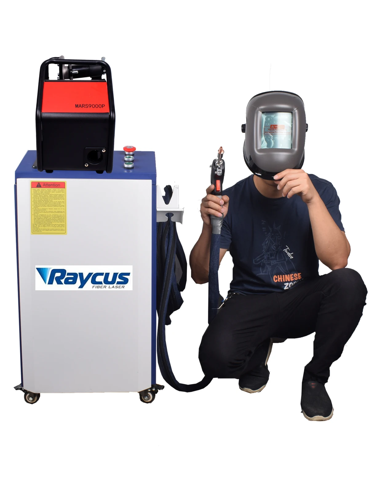 1500W Handheld 4 In 1 Fiber Laser Welding Machine Raycus 1500W Welder with Welding Cleaning Cutting Weld Seam Cleaning for Metal 220V