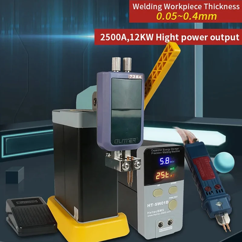42KW high power Industrial Capacitor Energy Storage Spot Welder 10.6KW Pulse Welding Machine 14.5KW AT/MT Dual Mode Welder machine 21KW 36KW Low Noise Aluminum to Nickel Copper Welding Tool for 18650 Lithium Battery Nickel Strip Copper Aluminum Welding