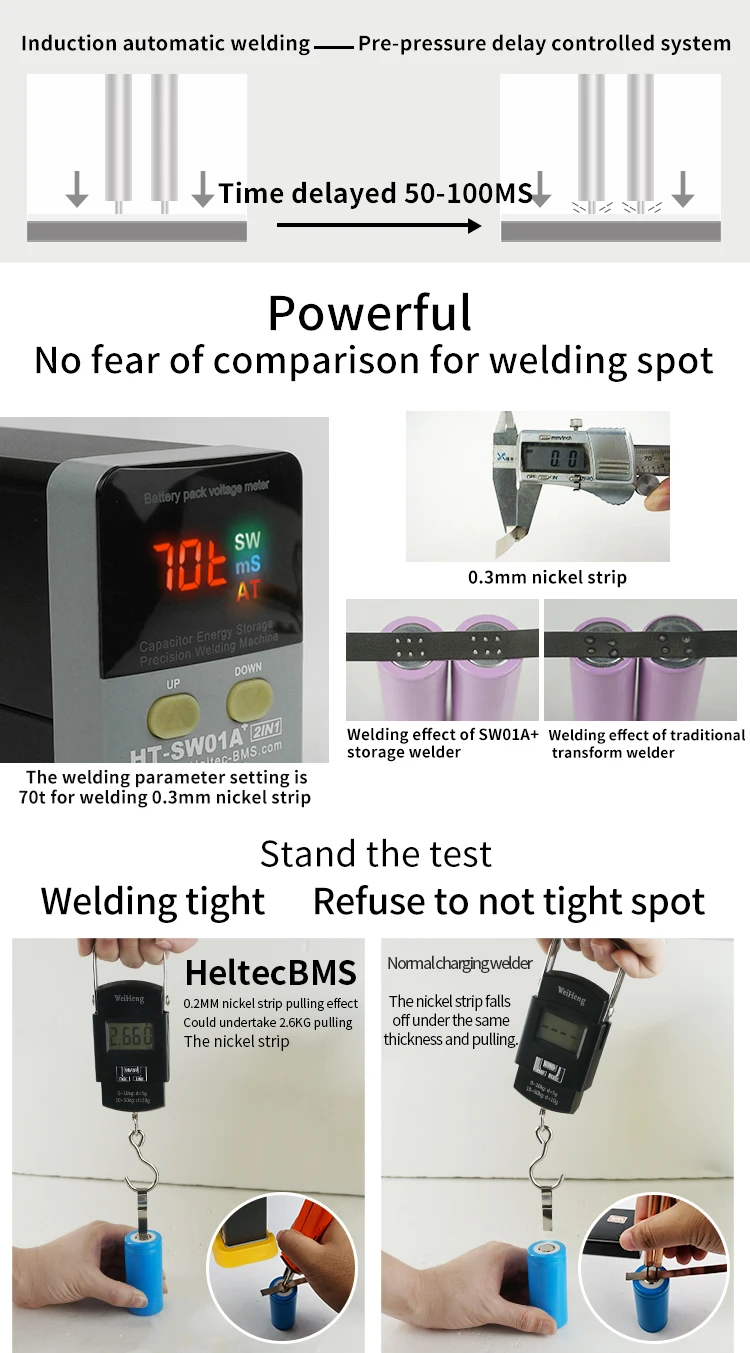 42KW high power Industrial Capacitor Energy Storage Spot Welder 10.6KW Pulse Welding Machine 14.5KW AT/MT Dual Mode Welder machine 21KW 36KW Low Noise Aluminum to Nickel Copper Welding Tool for 18650 Lithium Battery Nickel Strip Copper Aluminum Welding