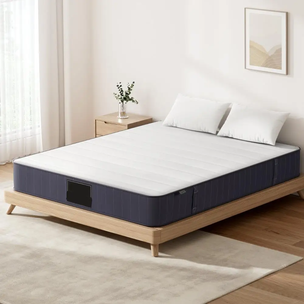 20cm Giselle Double Bed Pocket Spring Mattress Comfort Support Plush Sleep Surface