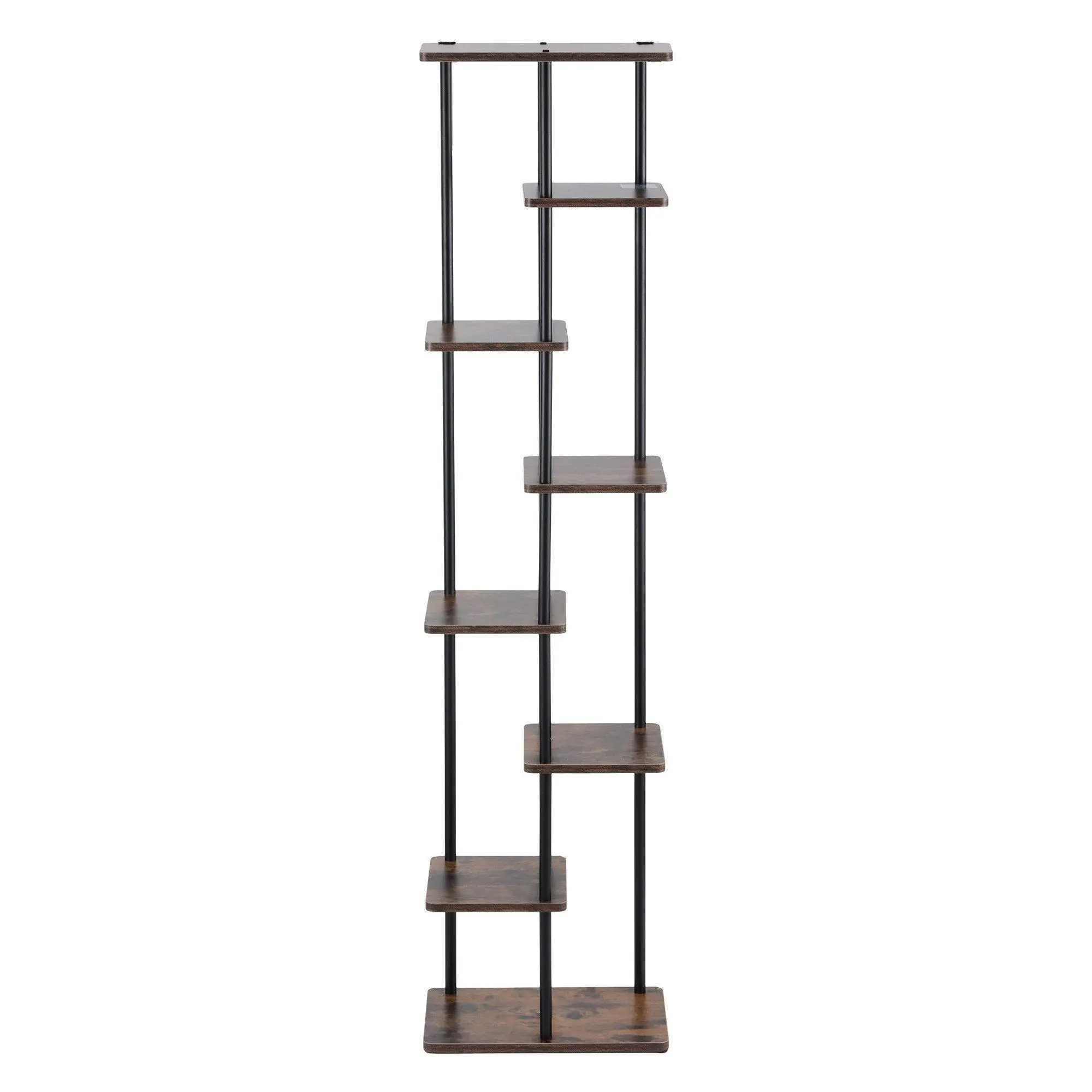 8 Tier Metal Plant Stand Flower Pot Shelf Indoor Outdoor Garden Display Rack for Home Balcony Patio Corner Organizer