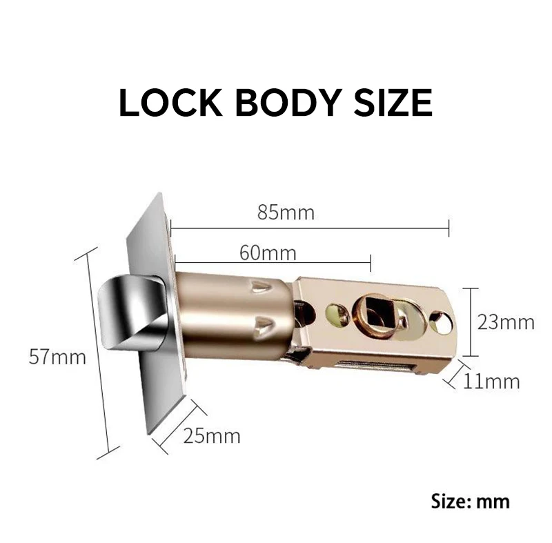 ICCSSI Smart Door Lock Fingerprint Lock Fingerprint/Tuya APP/Password/IC Card/key Unlock Shipping from Australia B208APRO