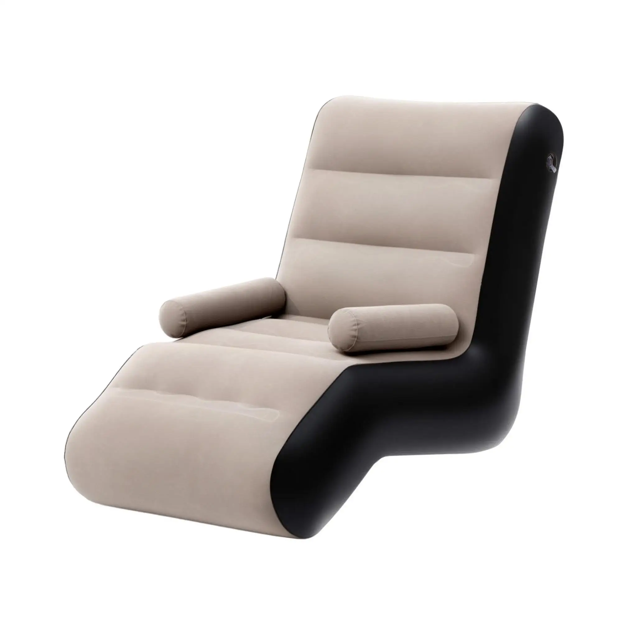 Inflatable Folding Air Lounge Chair with Pump for camping and Outdoor Relaxation