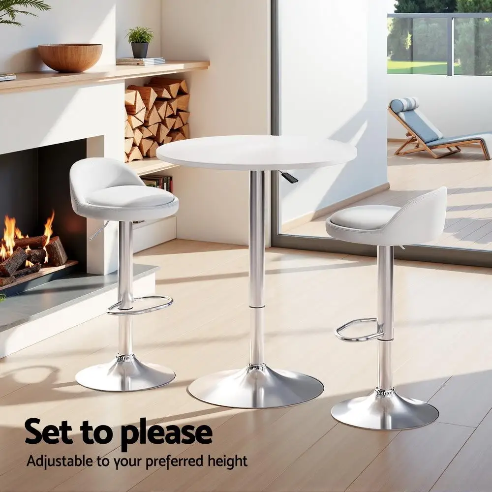 Modern Bar Table and Stools Set Dining Desk Kitchen Chairs Cafe Pub Furniture Set