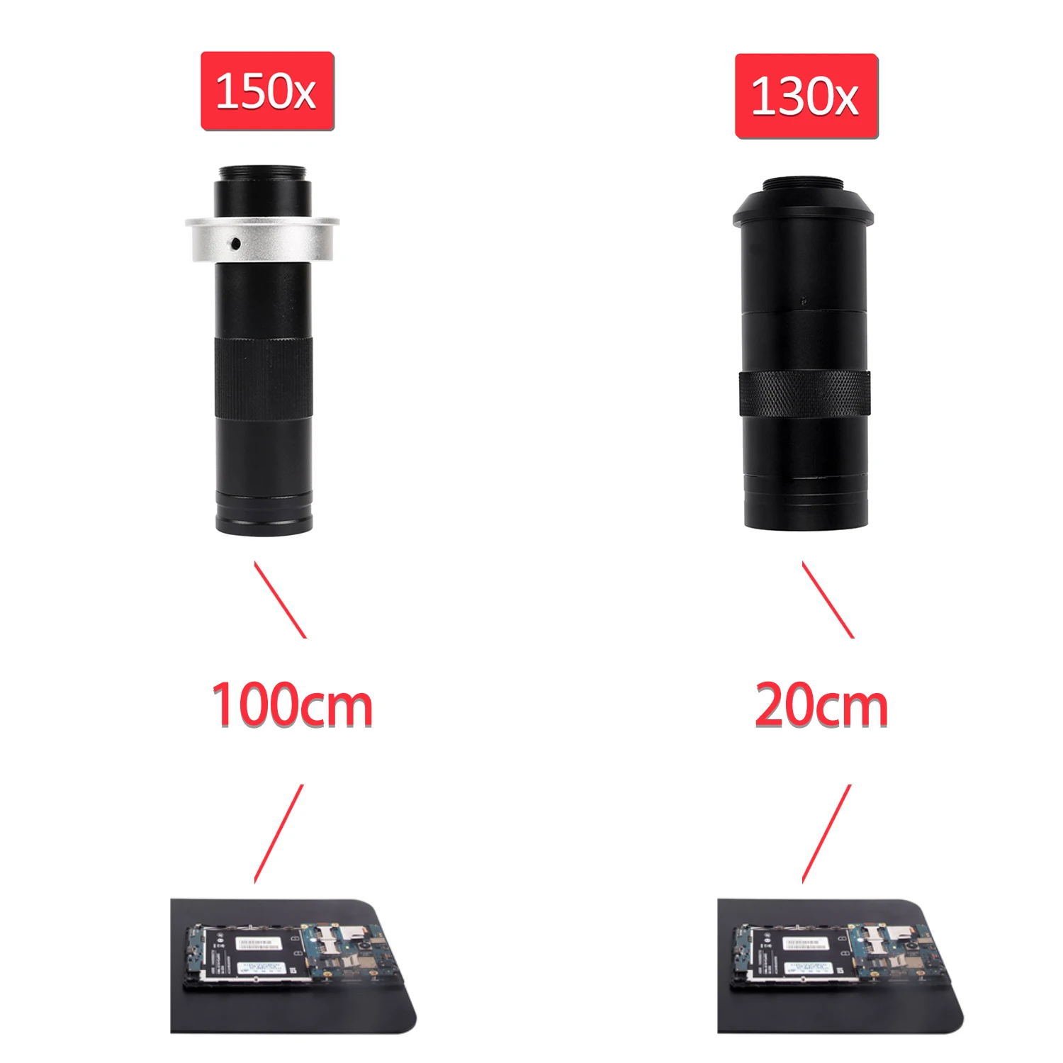 Electronic Welding Microscope Digital Microscope For Soldering HDMI VGA Dual Output 60FPS 1080P 130/150x Suit With RemoteControl