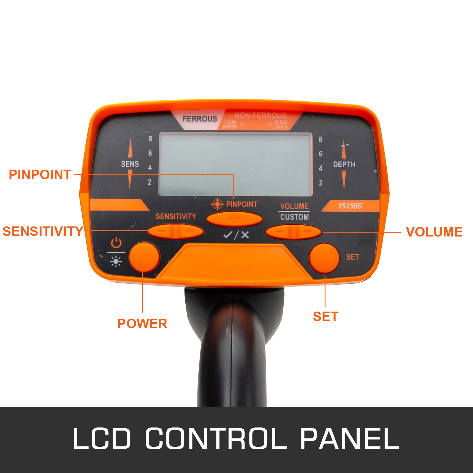VEVOR Metal Detector Waterproof Disc Underwater Underground High Accuracy Sensitive LCD Display Humanity for Adults Children