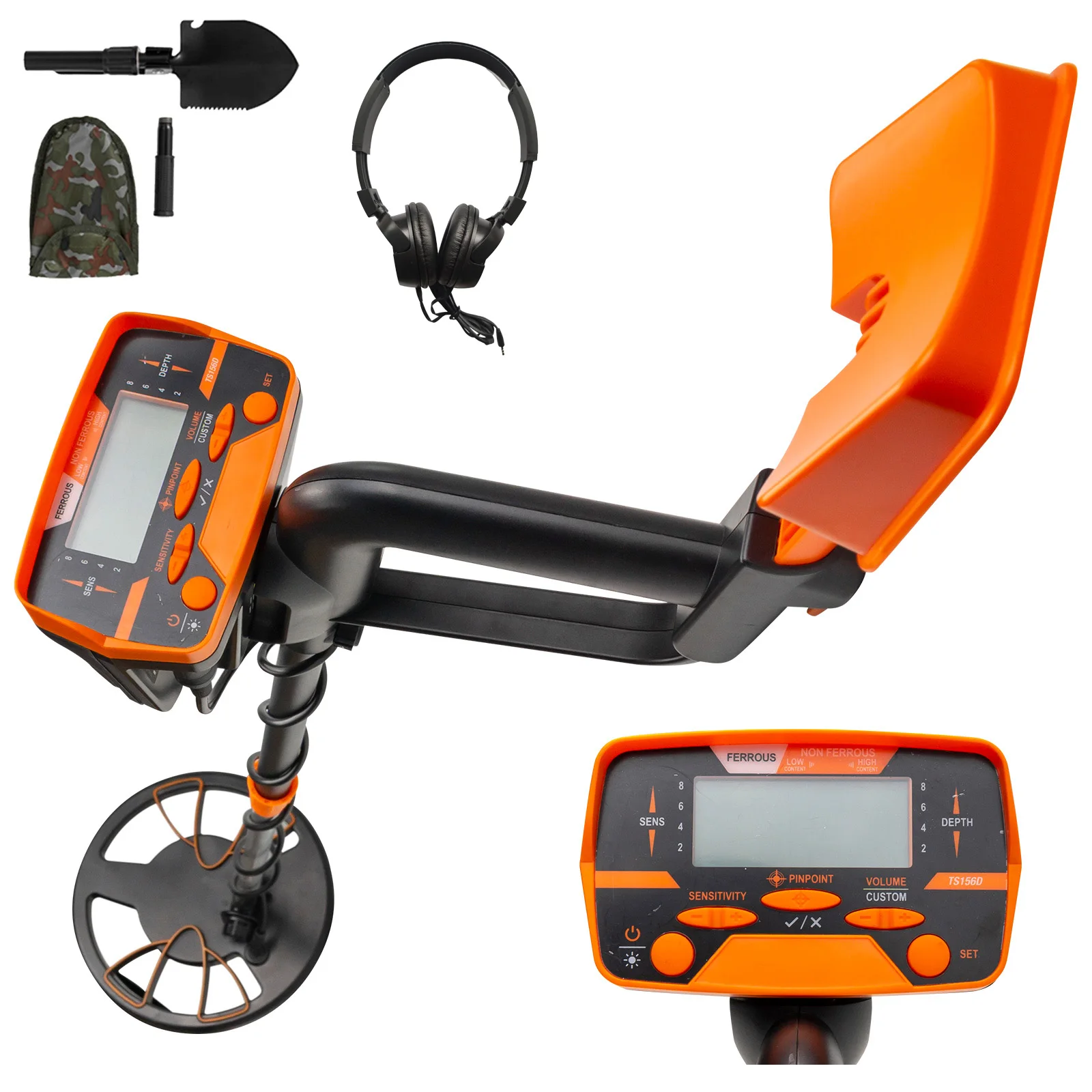 VEVOR Metal Detector Waterproof Disc Underwater Underground High Accuracy Sensitive LCD Display Humanity for Adults Children