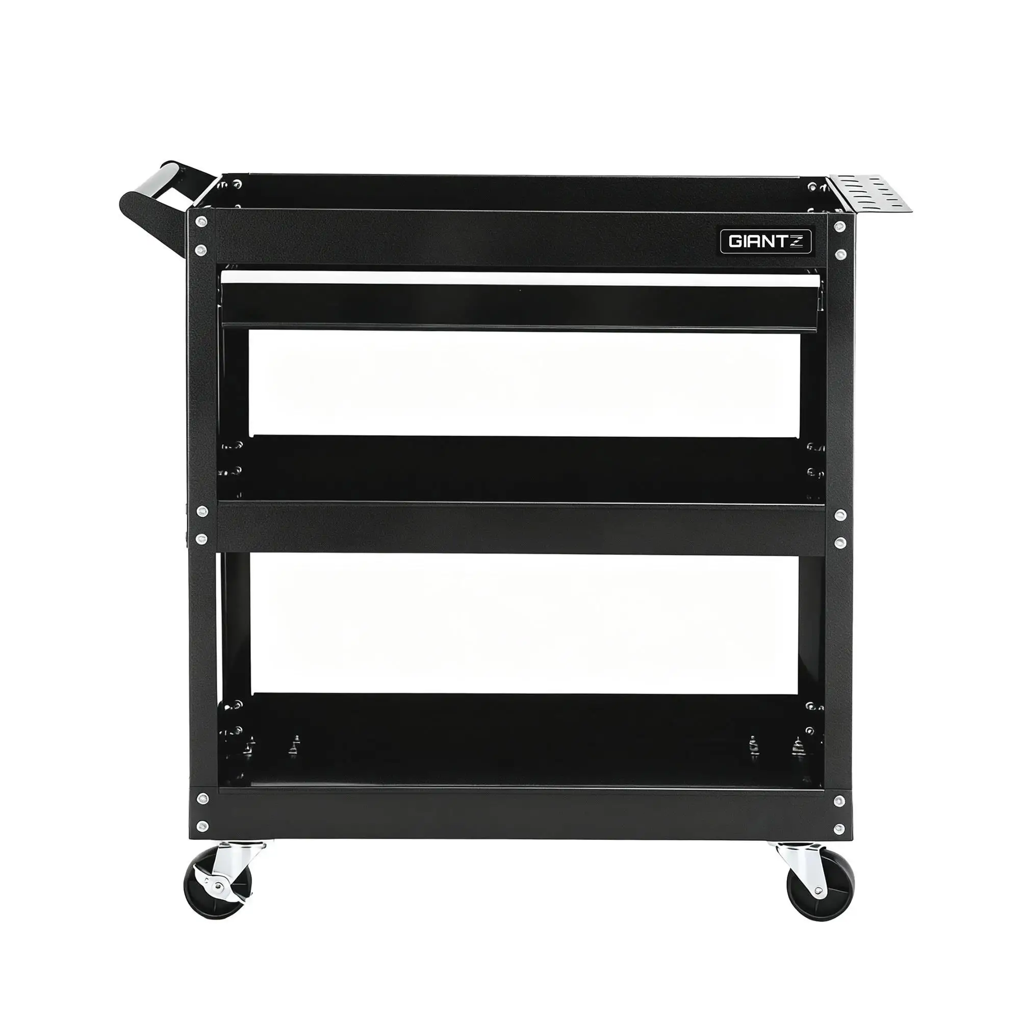 Heavy Duty Tool Trolley Cart with Drawer Rolling Workshop Garage Storage Cabinet Mobile Organizer