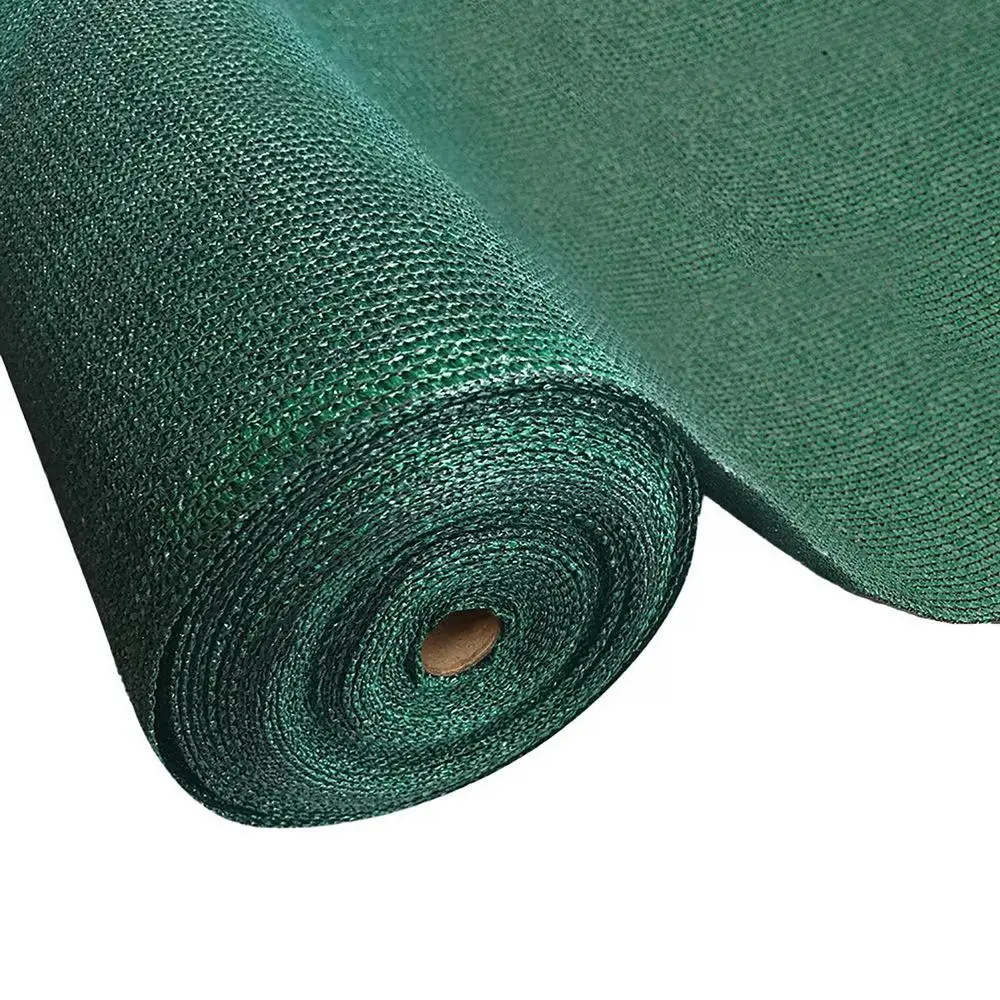 90 Percent Shade Cloth 3.66x20m Heavy Duty Green Shade Sail Outdoor Sun Protection Mesh Fabric