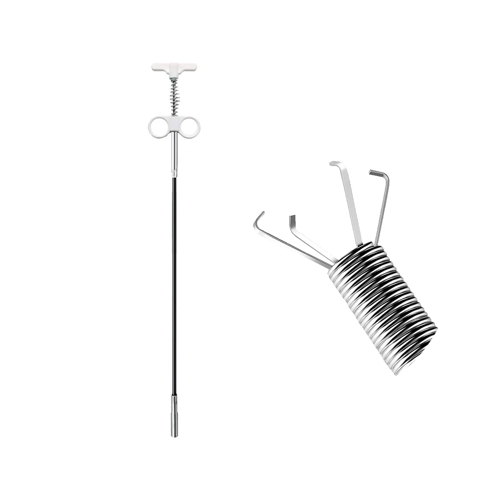 Spring Pipe Sink Cleaning Hook Home Kitchen Bathroom Sewer Dredging Tool