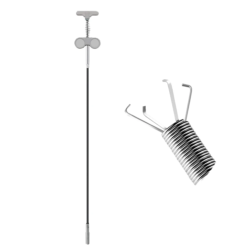 Spring Pipe Sink Cleaning Hook Home Kitchen Bathroom Sewer Dredging Tool