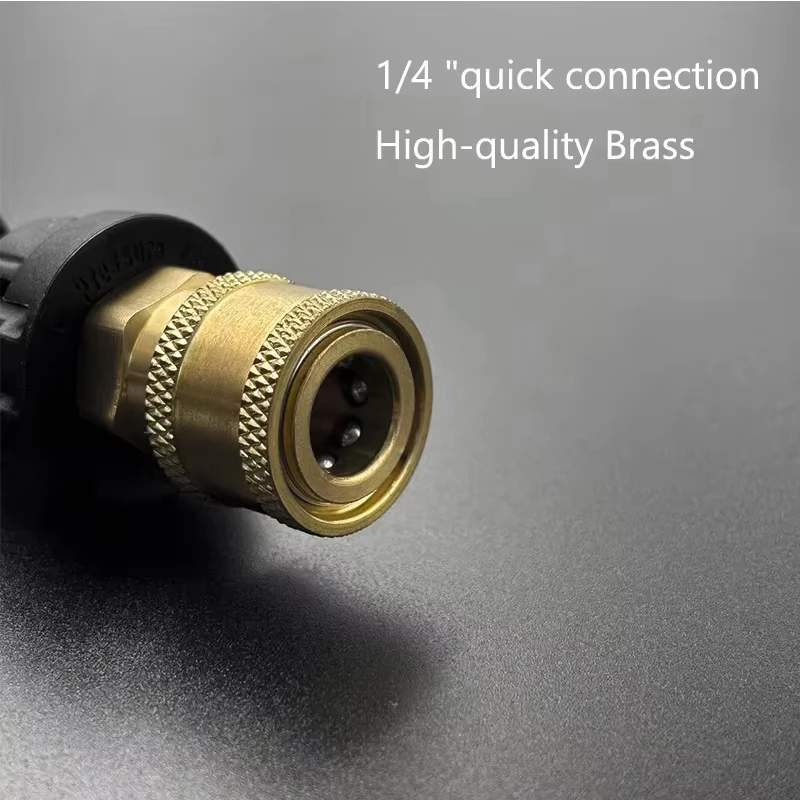 New KARCHER High-Pressure Washer Adapter 1/4" Quick Connect Compatible with K2-K7, Stable, Leak-Proof & Durable