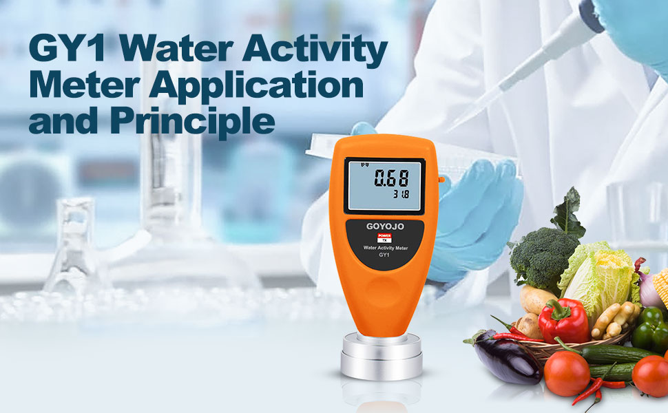 GOYOJO GY1 Water Activity Meter Smart Food Water Activity Tester for Jerky Dried Fruit Grain Vegetable 0-1.0AW ±0.02AW