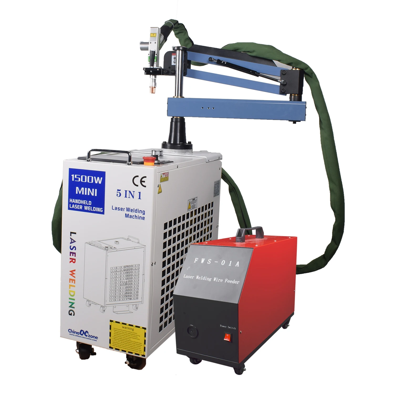 2000W Laser Welder Double Pendulum 6-in-1 Fiber Laser Battery Welding Cleaning Cutting Welding Machine Handheld for All Metal