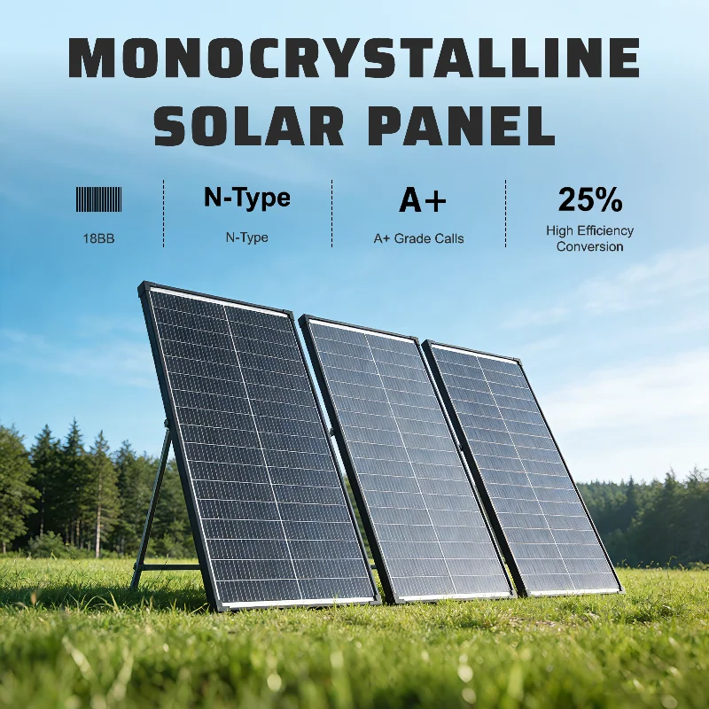 (AU Stock 2-5 Days) AeternaSol 100W 18BB Monocrystalline Solar Panel IP68 Waterproof PV Module, 25% High Conversion Efficiency, 12V 24V Battery Charging for RV, Boat, Yacht, Campervan, Travel Trailer, Off-Grid Solar System, Outdoor Emergency Power, Farm