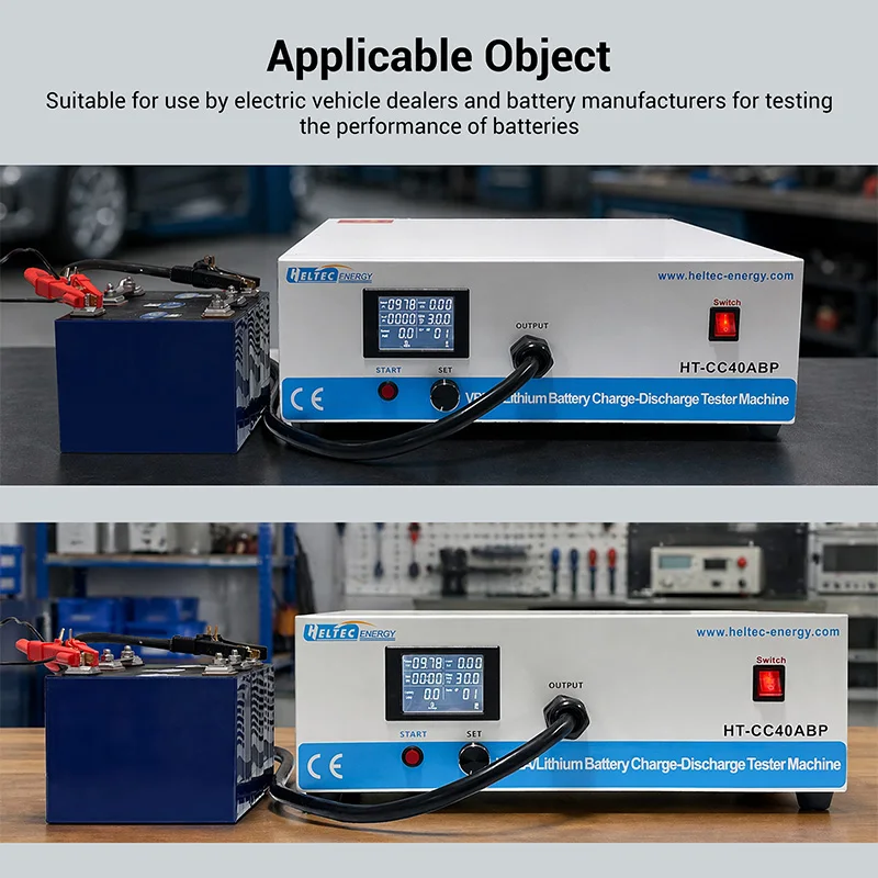 9-99V 20A 40A Single Channel VRLA/Lithium Battery Capacity Tester Charge Cycle Integrated Machine