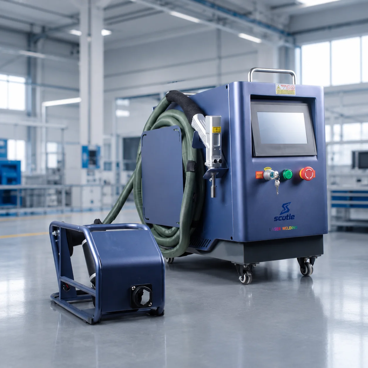 Air Cooling 4 in 1 Laser Welding Machine 1500W 2000W Handheld Laser Welder Cleaner Cutter SUP28F Energy Saving 50%