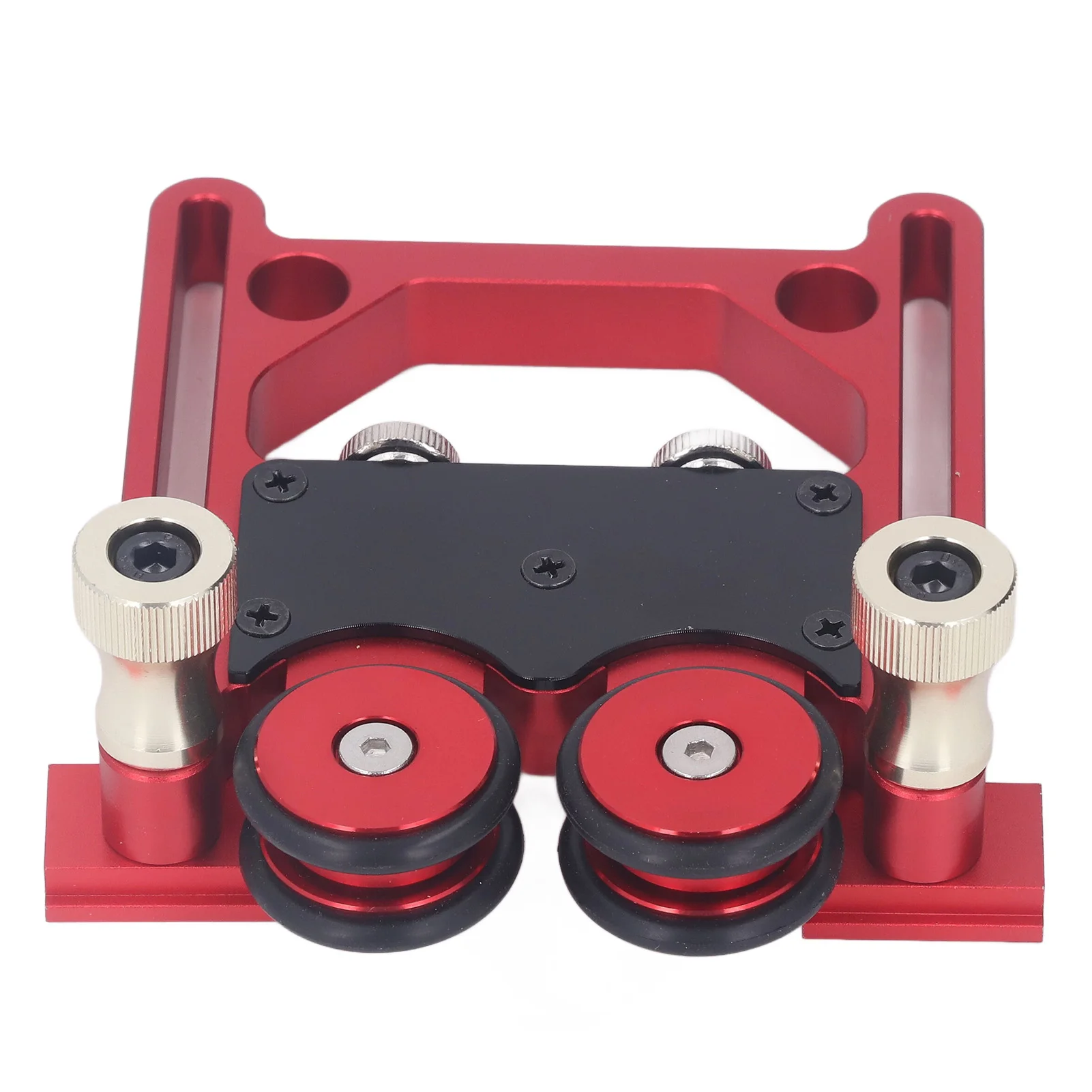 Woodworking Presser Roller Rubber Wheel Aluminum Alloy Table Saw Stock Roller Easy Installation High Accuracy for Workpiece