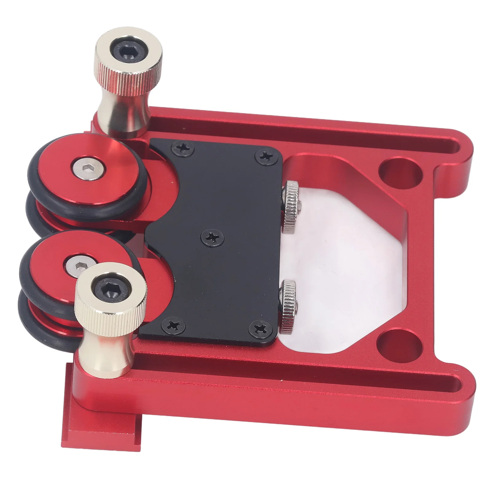 Woodworking Presser Roller Rubber Wheel Aluminum Alloy Table Saw Stock Roller Easy Installation High Accuracy for Workpiece