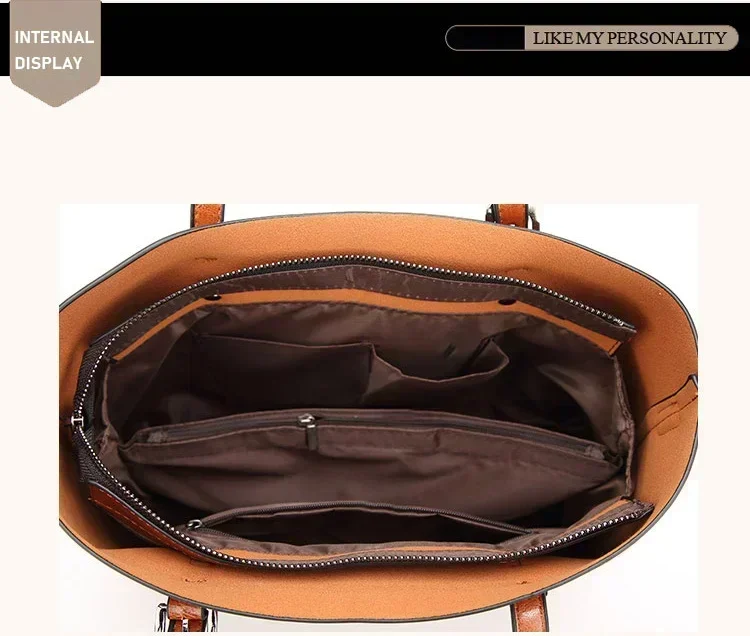 High-Quality Vintage Oil Wax Shoulder Bag for Women Premium Tote & Crossbody Handbag Designer Style Satchel for Everyday Use