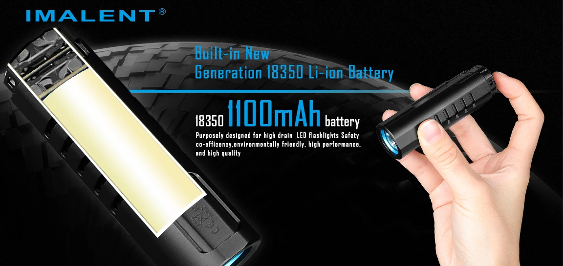IMALENT LD70 EDC Powerful Flashlight Rechargeable Torch 4000 Lumens Cree XHP70.2 Led Handlight for Camping Hiking Self Defense