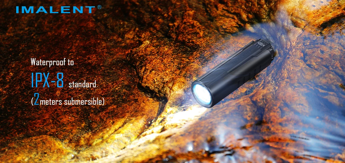 IMALENT LD70 EDC Powerful Flashlight Rechargeable Torch 4000 Lumens Cree XHP70.2 Led Handlight for Camping Hiking Self Defense