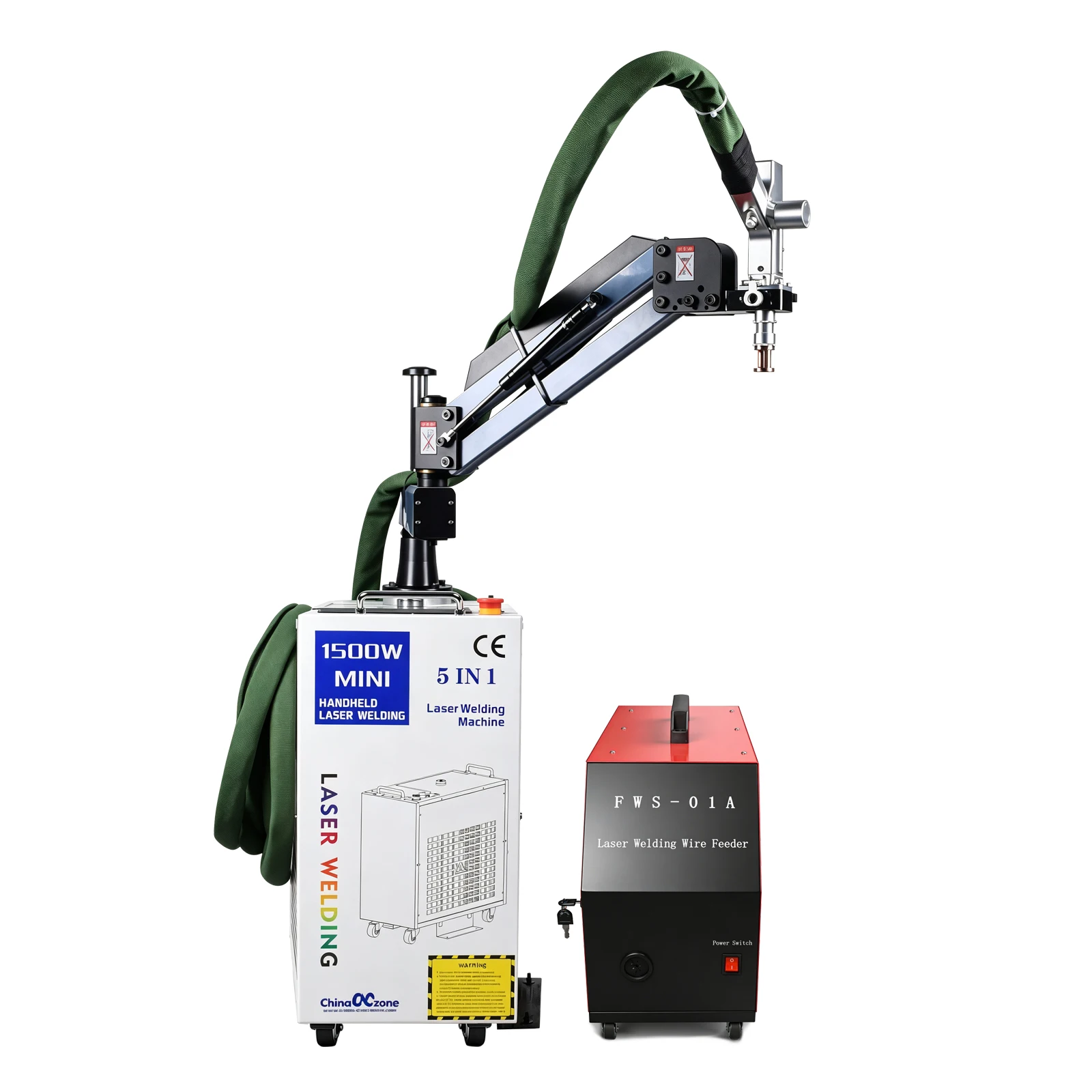 2000W 7 in 1 Laser Battery Welding Stiffener Welding Laser Cleaning Cutting Welding Machine for Metal Handheld Laser Welder