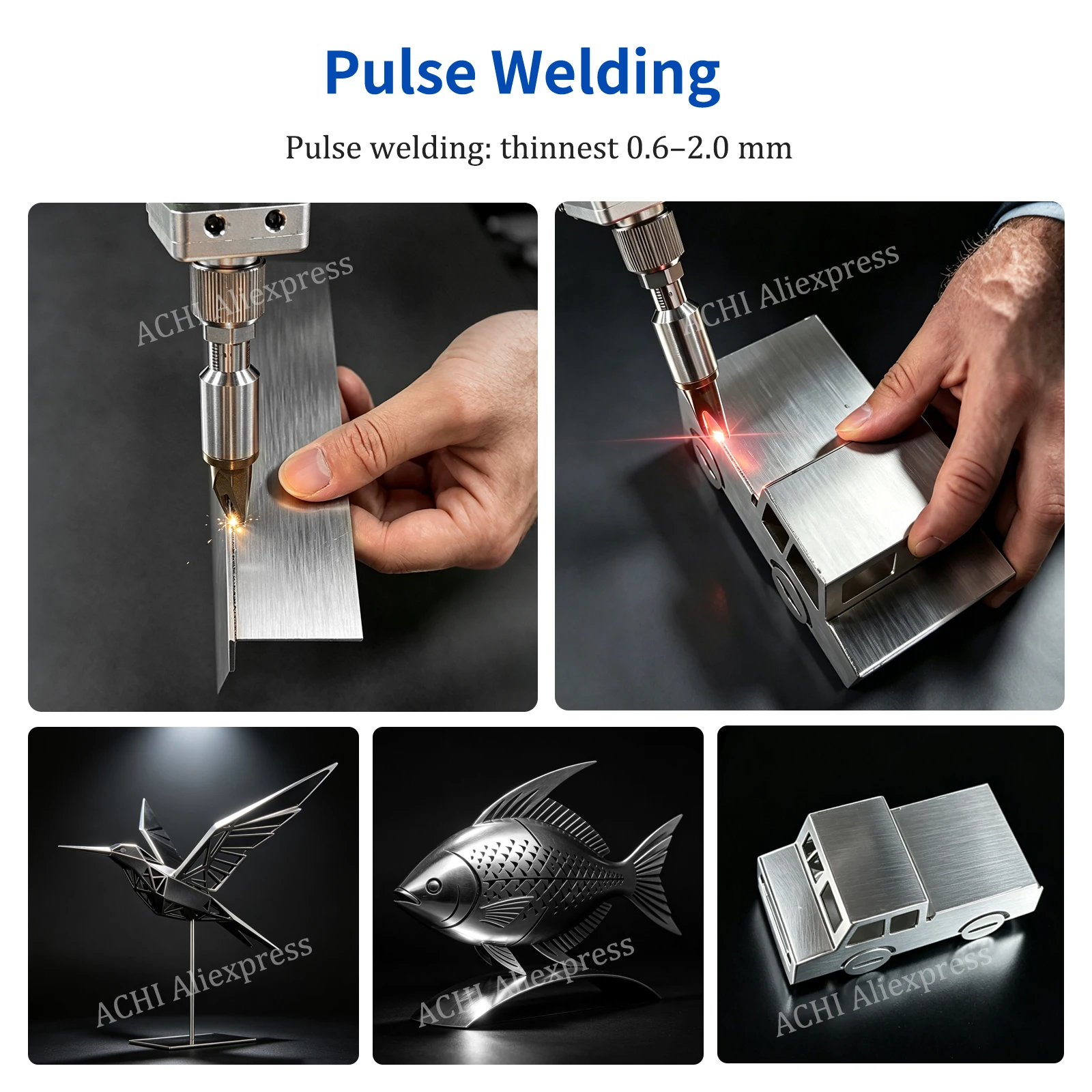2000W 7 in 1 Laser Battery Welding Stiffener Welding Laser Cleaning Cutting Welding Machine for Metal Handheld Laser Welder