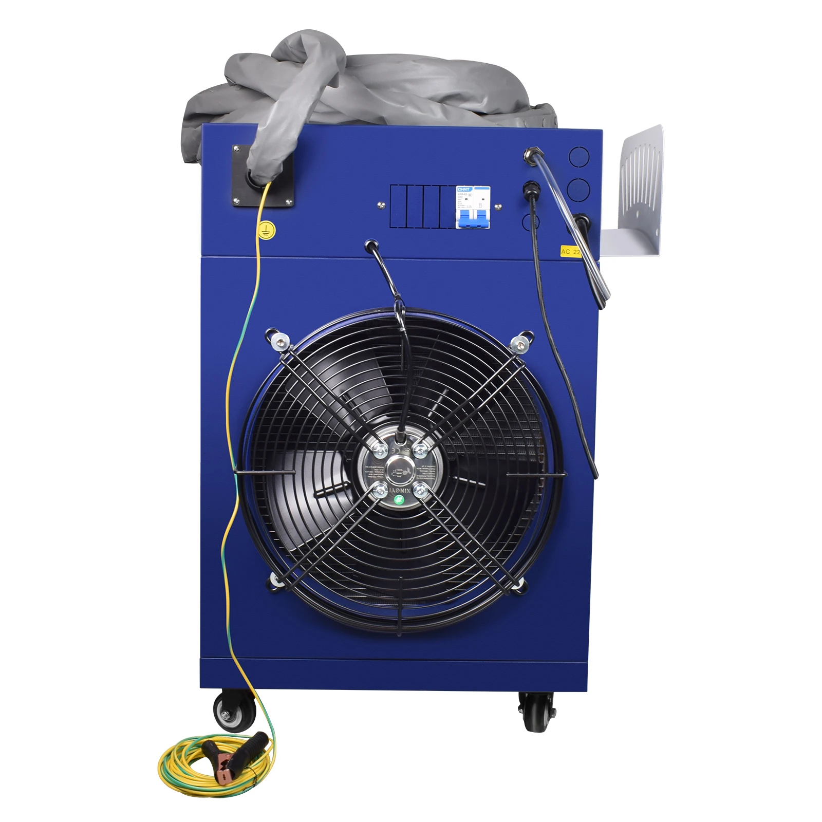 4-in-1 Laser Welding Machine, Raycus Laser, Ausen System, HW980 torch head, paired with a single wire feeder.