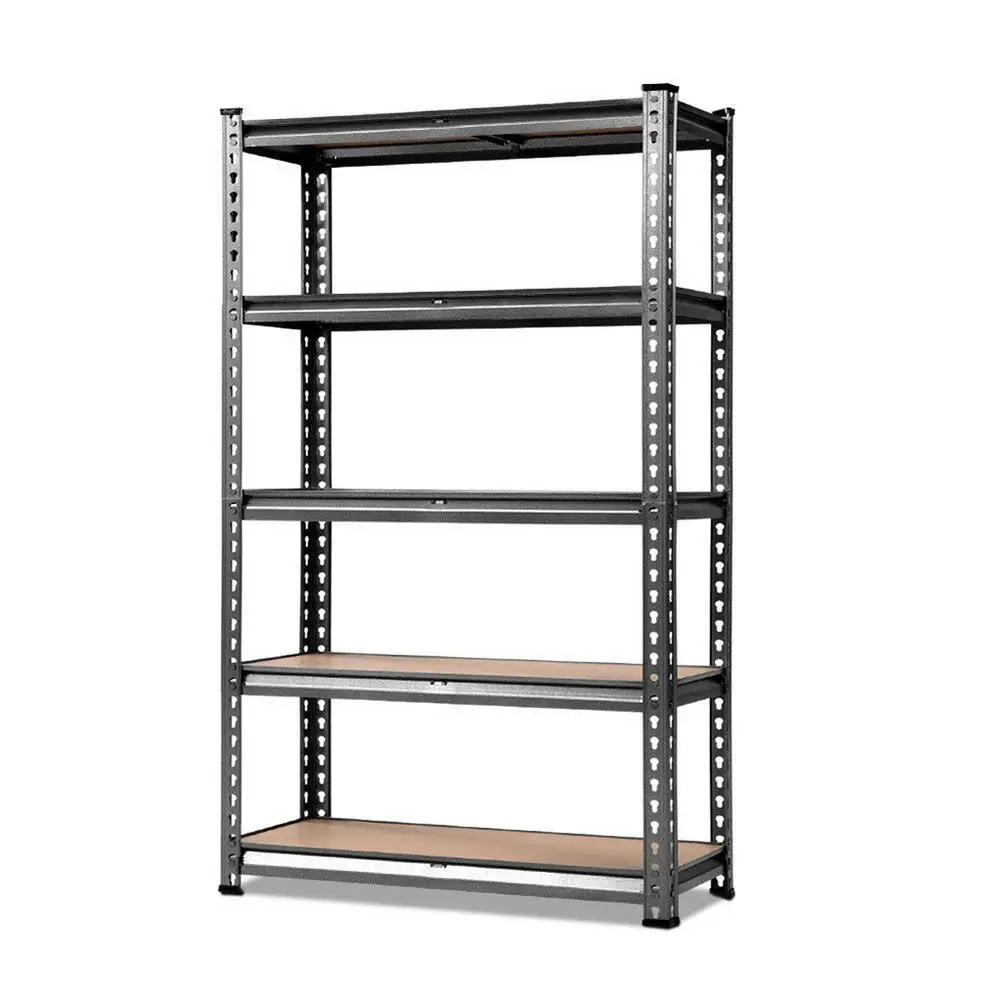 1.5M Heavy Duty Garage Shelving Warehouse Storage Rack Steel Pallet Racking Charcoal Shelf