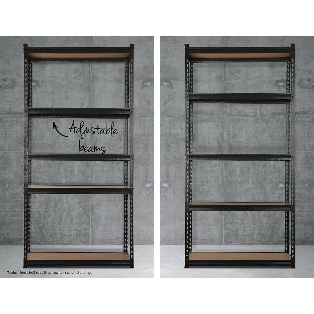 3x1.5M Heavy Duty Steel Shelving Rack Garage Warehouse Storage Metal Shelf Organizer