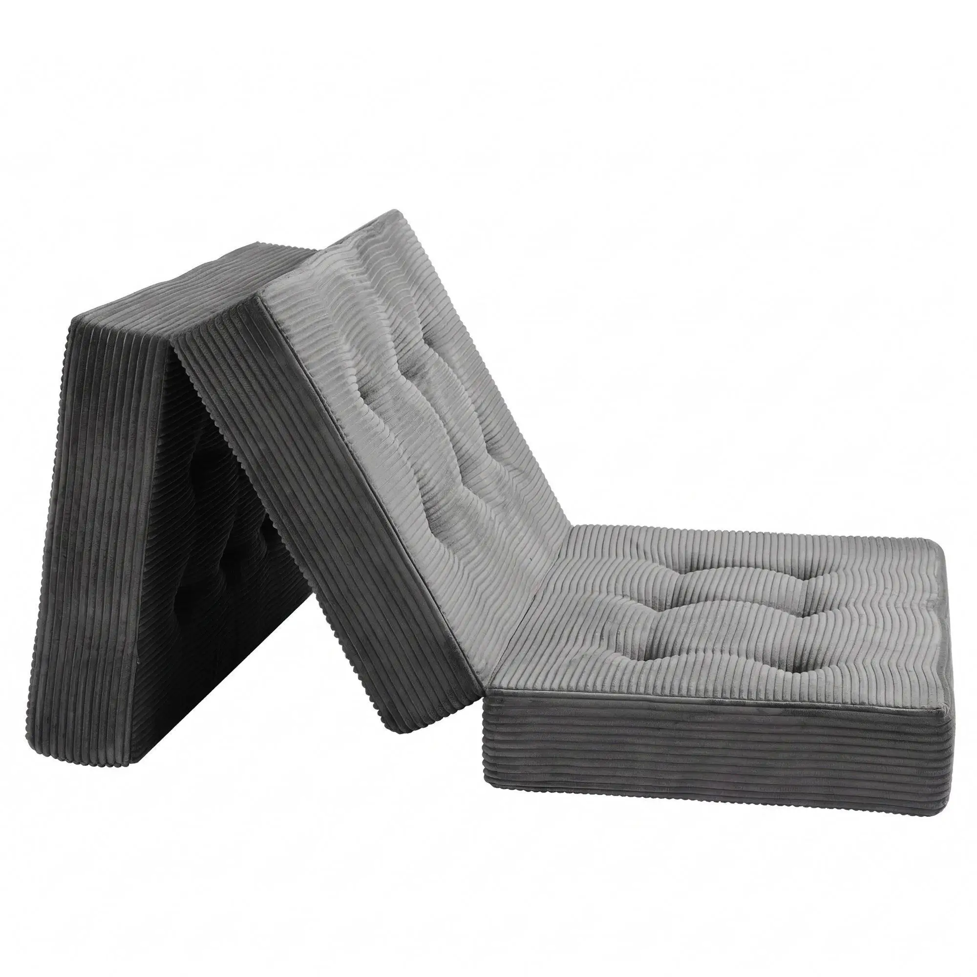 Foldable Single Foam Mattress 15cm Portable Guest Bed Camping Mat Sofa Cushion Lightweight Sleep Pad