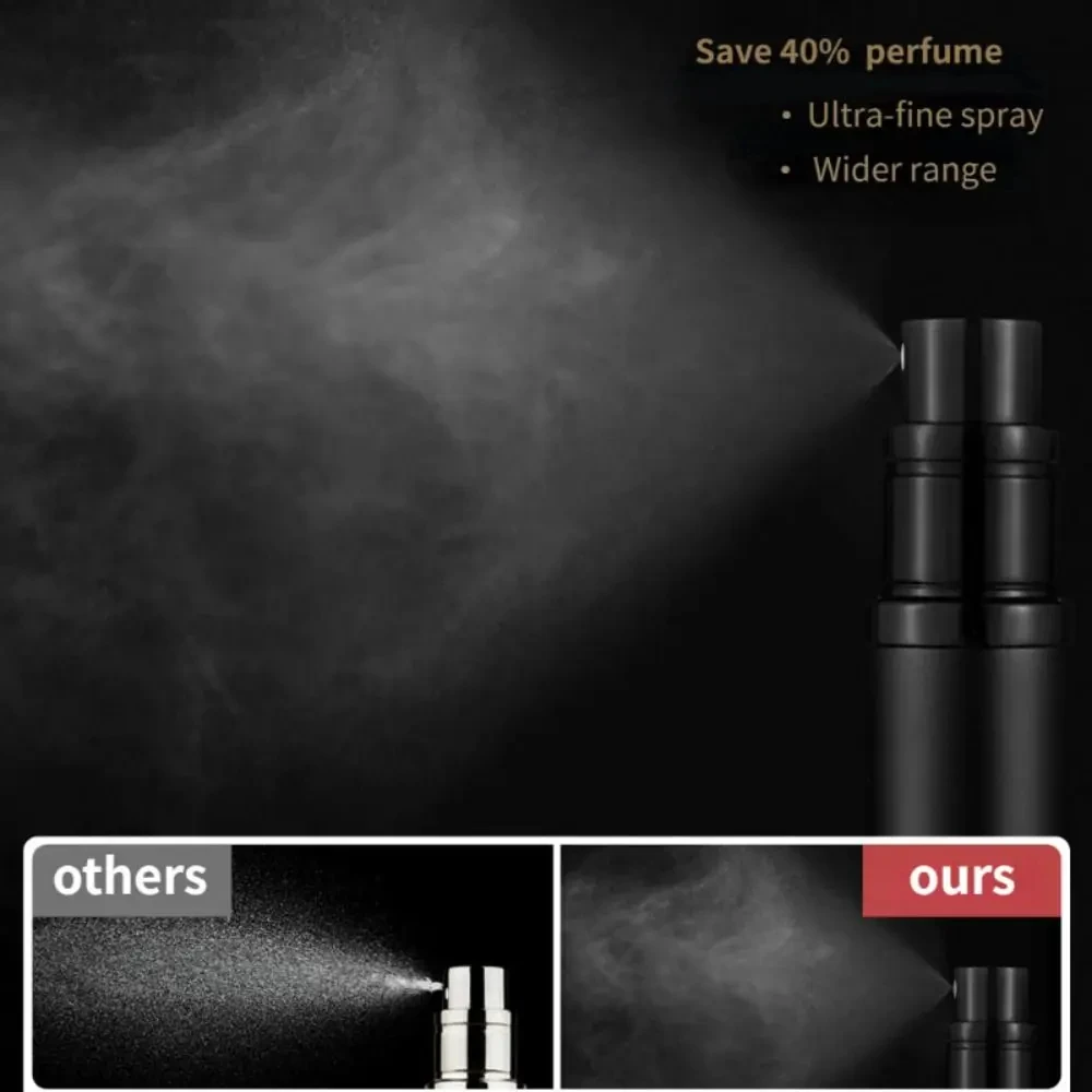 5ml Glass Refillable Perfume Bottle with Spray Scent Pump Portable Travel Empty Cosmetic Containers Mini Spray Atomizer Bottle