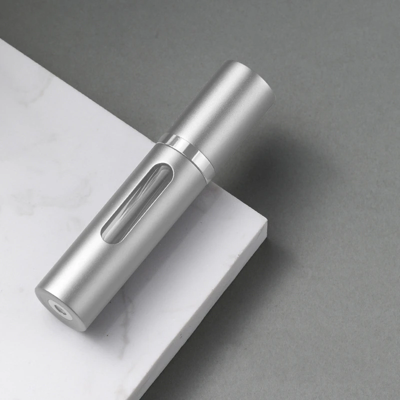 5ml Glass Refillable Perfume Bottle with Spray Scent Pump Portable Travel Empty Cosmetic Containers Mini Spray Atomizer Bottle