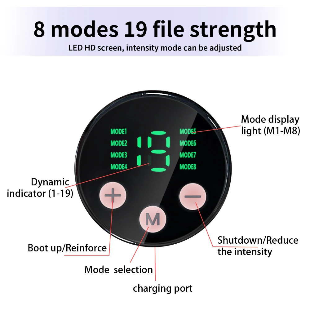 EMS Head Massage Face Relaxation USB Charging Facial Slimming Strap Face Lifting Reduce Double Chin Cheek Lift Up Face Thin Mask