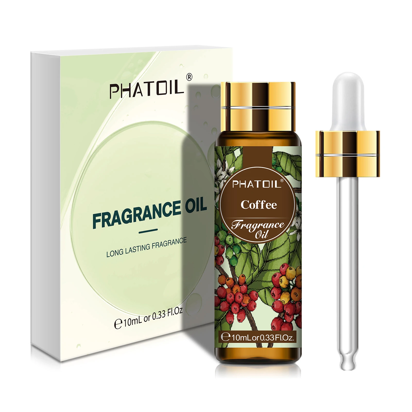 PHATOIL 10ml Fruit Fragrance Oil Strawberry Peach Angel Sea Breeze Coconut & Vanilla Bubble Gum Aromatherapy Fragrance Oils