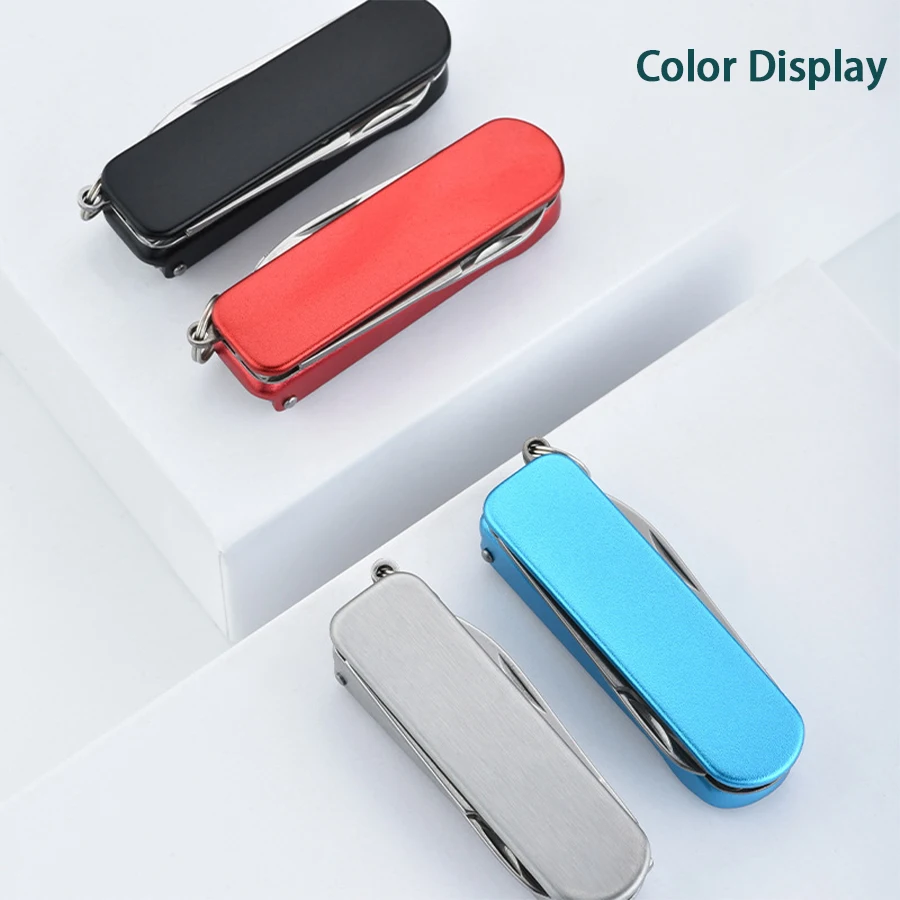 Multi-purpose Kit Manicure Tools Multi-purpose Nail Clippers 5-In-1 Nail Clippers Folding Stainless Steel Nail Clippers Keychain