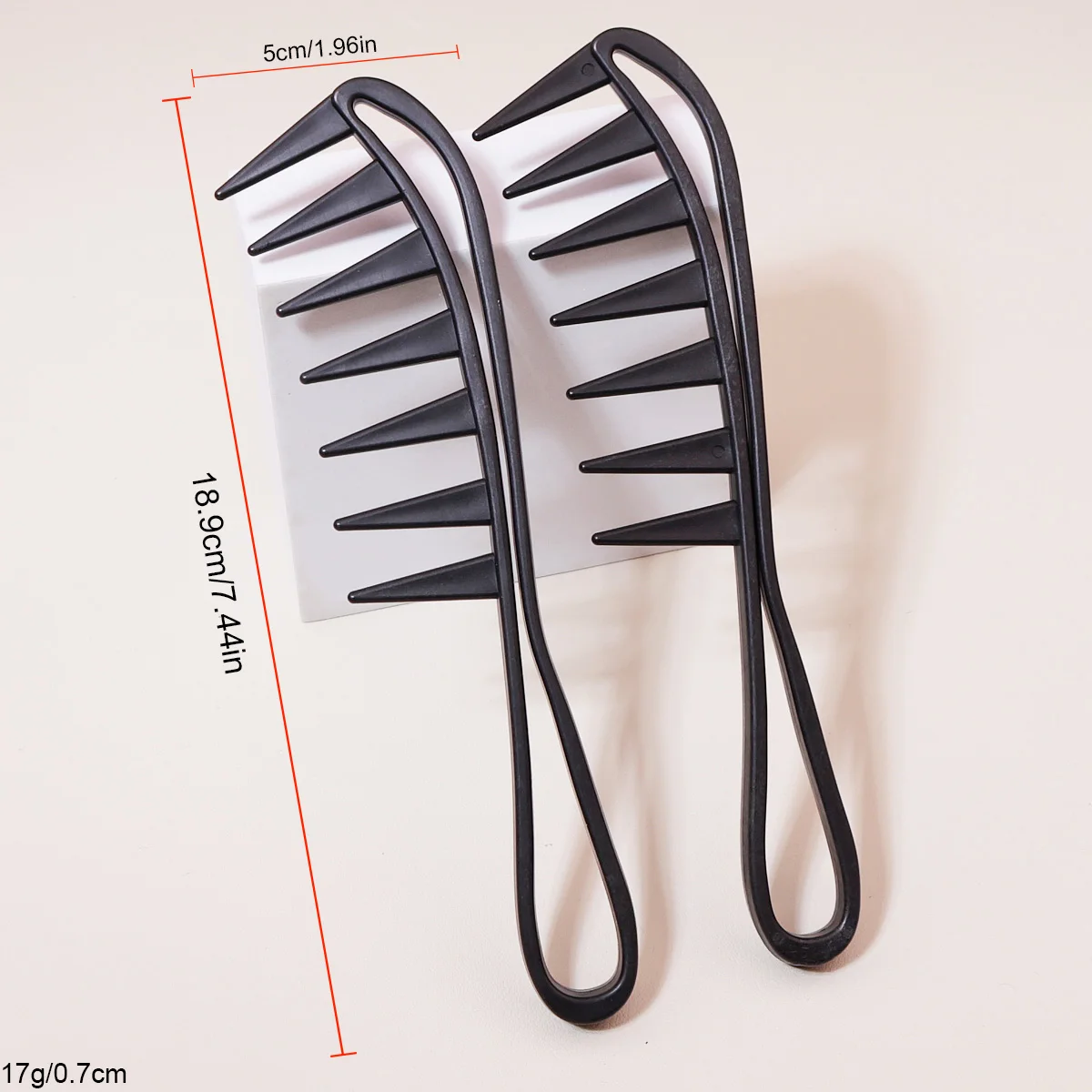 Large Hair Comb with Wide Teeth, Shun Hair Removal Comb, Suitable for Dry and Wet Hair, Suitable for Men and Women
