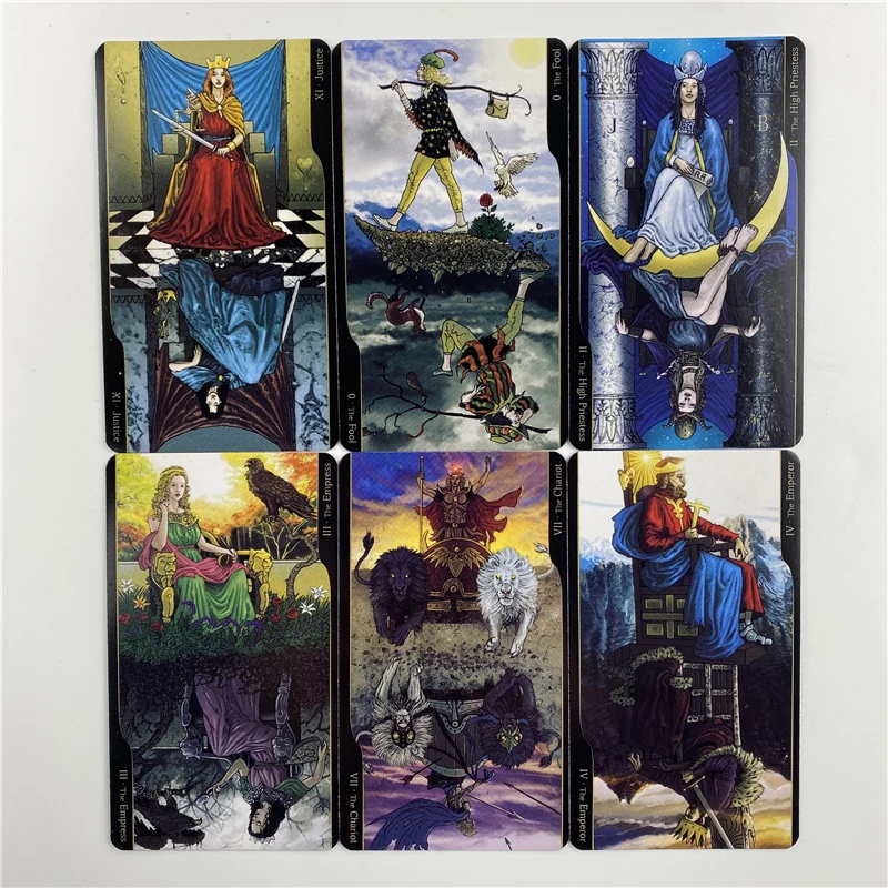 Metal Box Pink Gilded Edition Tarot Of Oppositions Cards Divination Deck With Paper Guidebook English Classical Board Games