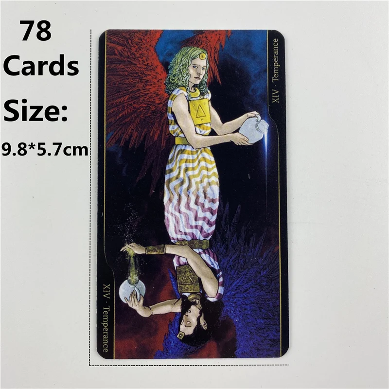 Metal Box Pink Gilded Edition Tarot Of Oppositions Cards Divination Deck With Paper Guidebook English Classical Board Games