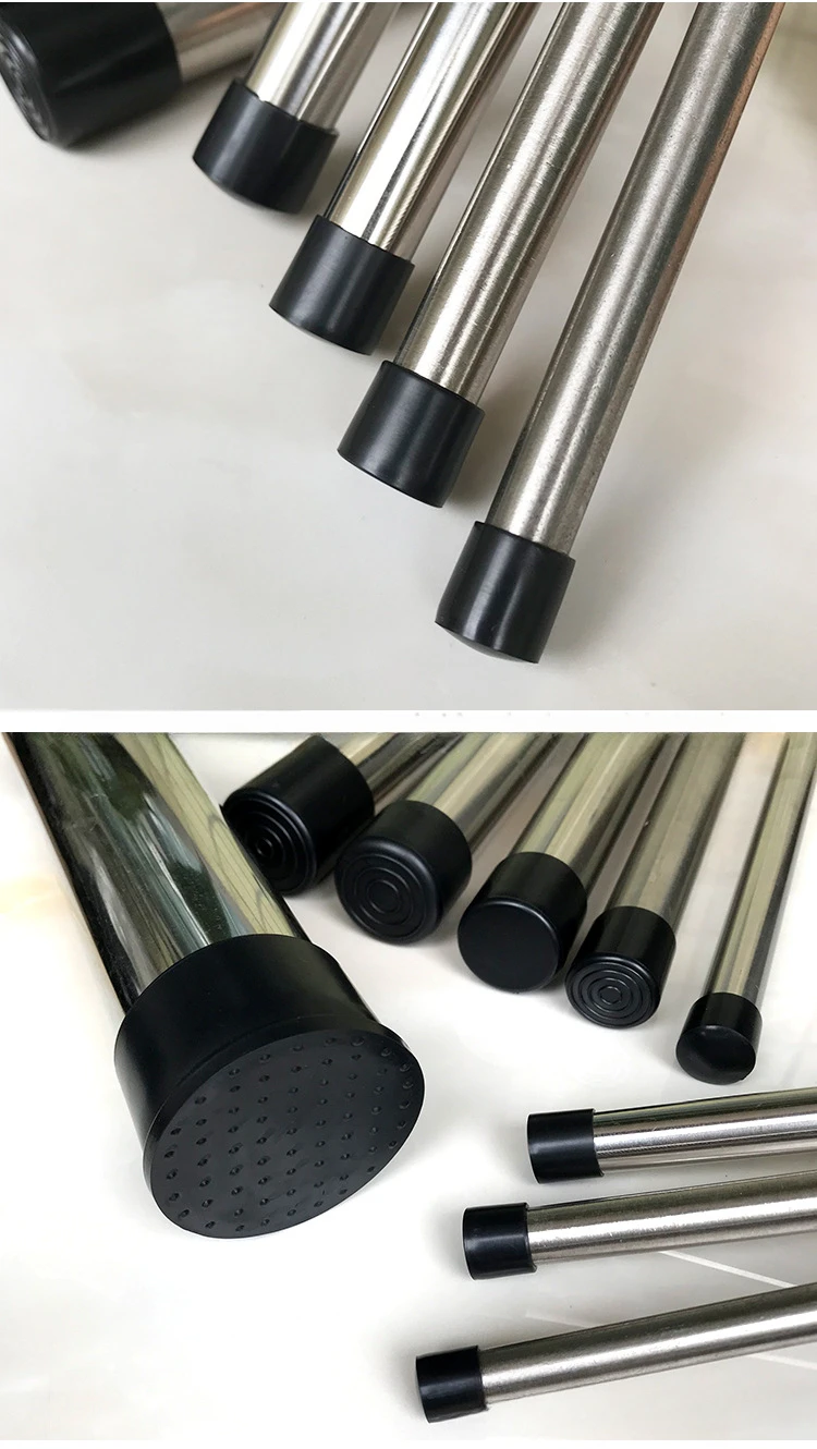 Round Rubber Chair Leg Pad 10/12/14/16/20/25mm Furniture Leg Table End Plug PVC Silent Anti-slip Floor Protection Cap Foot Cover