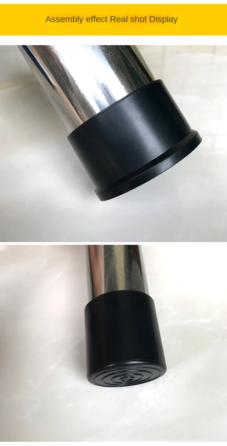 Round Rubber Chair Leg Pad 10/12/14/16/20/25mm Furniture Leg Table End Plug PVC Silent Anti-slip Floor Protection Cap Foot Cover