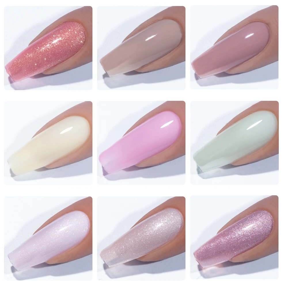 KODIES GEL NEW Self Leveling Gel Nail Polish 15ml Semi Permanent UV Spring Nude Color C Arc French Gel Manicure Salon Quality